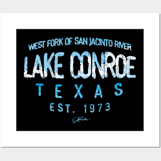 Lake Conroe, Texas, Lake and Sky Posters and Art